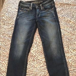 American Eagle Dark wash skinny jeans